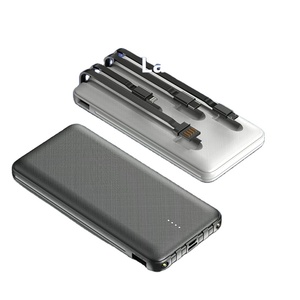Mini cargador de teléfono de alta capacidad Banco de energía desechable portátil Salida de 20W Doble USB ABS Dispositivos móviles de uso único EE. UU. - Product Image 1