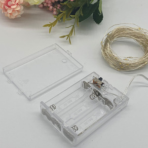 LED Battery Box Light Strings mit Kupferdraht-PVC-Gehäuse und USB-Anschluss mit Wave Ball für den Lager gebrauch - Product Image 1