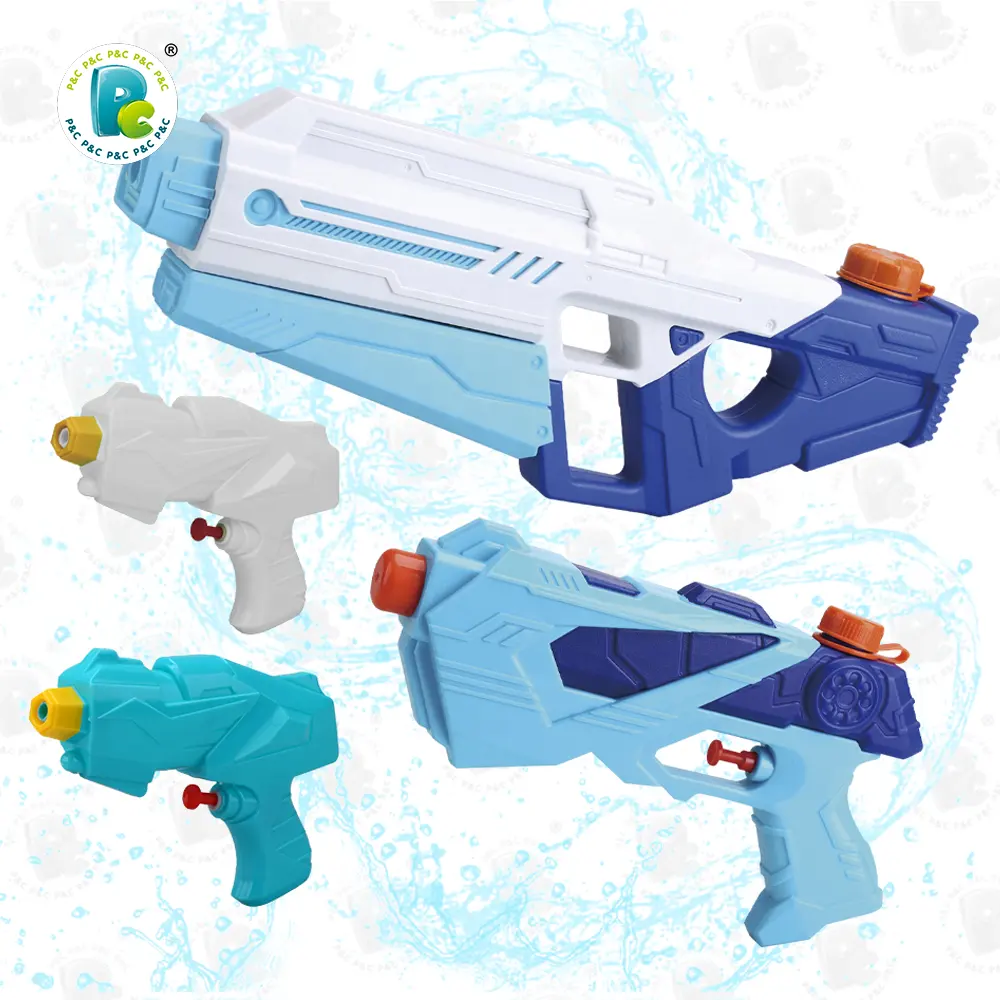 Crianças ao ar livre verão tiro brinquedo água arma fabricação ar pressão água pulverizador plástico água arma para meninos 4PCS
