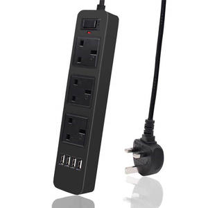 Manufacturer Direct Sale 4 USB Port 3 Outlet Power <strong>Socket</strong> <strong>Switch</strong> Universal Plug <strong>Socket</strong> <strong>Multi</strong> <strong>Socket</strong> Plug - Product Image 6