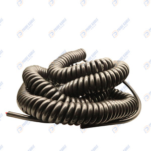 2 3 4 5 6 7 8 9 çekirdek Pvc Pur bahar tel sarmal Spiral kablo - Product Image 1