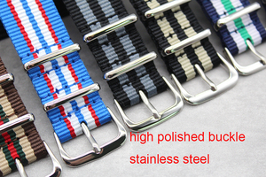 OEM/ODM tek parça renkli emniyet kemeri kol saati kayış yüksek kaliteli naylon 12mm 14mm 16mm <span class=keywords><strong>18mm</strong></span> 20mm 22mm 24mm kumaş saat kayışı