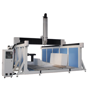 Velocidad rápida de espuma cnc router 3d máquina de trabajo de 4 ejes swing cabeza de 5 ejes para 3d EPS de fresado del molde kit de - Product Image 2