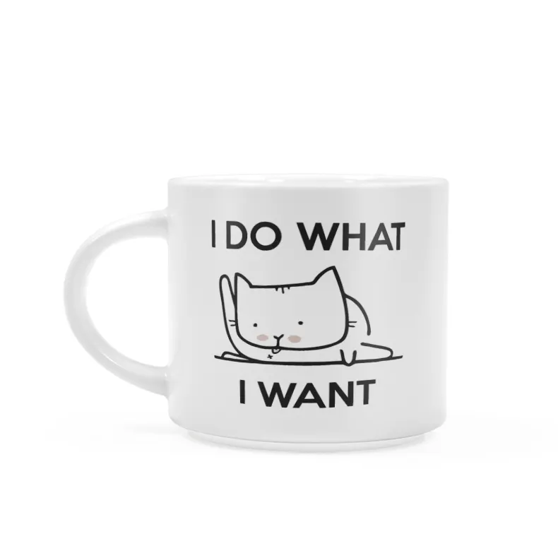 Chất Lượng Cao Thiết Kế Riêng 14Oz Xương Mới Trung Quốc Stacker Mug Tôi Làm Những Gì Tôi Muốn Cat Mama Thăng Hoa Cappuccino Mug Cho Các Bà Mẹ Ngày