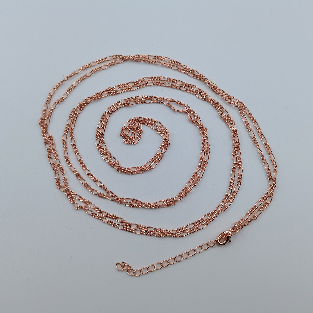 45inches rose gold chain