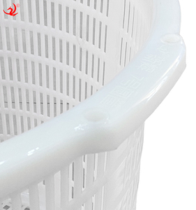 Plastic Mesh Baskets Nestable <strong>Nest</strong> <strong>Stack</strong> Vented Plastic <strong>Crates</strong> for Vegetable Fruit Transport Storage - Product Image 5