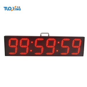 8 Zoll große Fernbedienung LED-Display Sport Timer Controller Countdown-Timer LED Race Timing Clock Timer