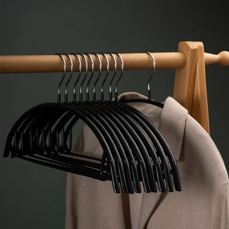 Sıcak satış ev çok fonksiyonlu basit zarif Anti kayma kuru ıslak çift amaçlı elbise askıları