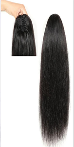Wholesale Claw <strong>Clip</strong> Ponytail Human <strong>Hair</strong> Straight Extension <strong>Clip</strong> <strong>in</strong> Pony Tails Human <strong>Hair</strong> Extensions 100% Real Virgin <strong>Hair</strong> - Product Image 3