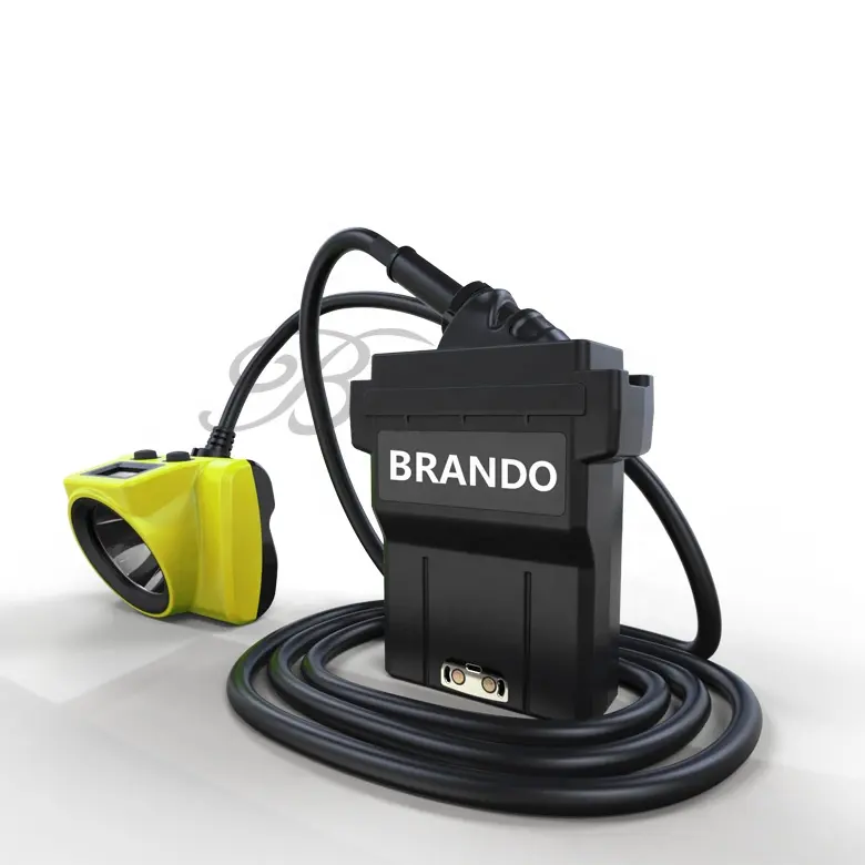 Brando KL6M-D最新のコード付きキャップランプ長い稼働時間完全防水LEDマイニングキャップ