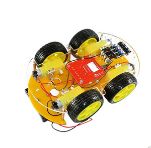 4WD Kit di apprendimento per auto intelligente multifunzione con controllo Bluetooth Kit per auto a 4 ruote adatto per Ardu ino - Product Image 4