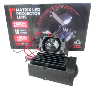 ไฟหน้าโปรเจคเตอร์ LED เมทริกซ์6000K 1นิ้วปรับแต่งได้ระดับไฮเอนด์ IP69K กันน้ำ - Product Image 4