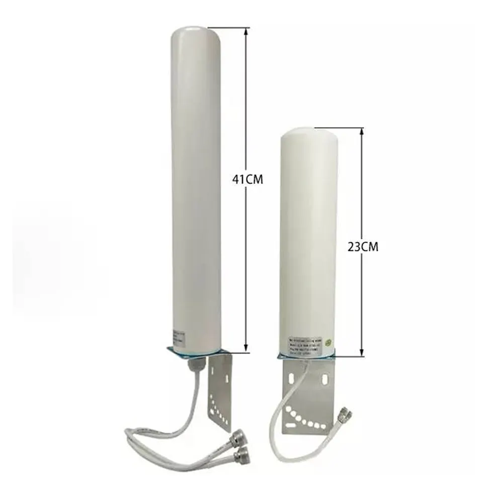 Omni-antena de comunicación externa de largo alcance personalizada para exteriores, alta ganancia, 18dBi mimo, para 2g, 3g, 4g, 5g, LTE, WIFI