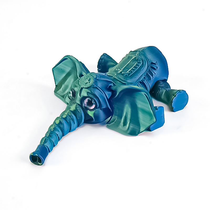 Azul y verde