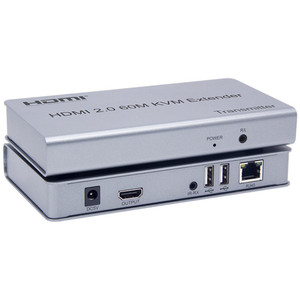 4K 60HZ HDMI 2.0 60M KVM Extender Unterstützung KVM, mit IR und lokaler Schleife, mit Audioausgang Unterstützung USB-Anschluss Touchscreen-Funktion
