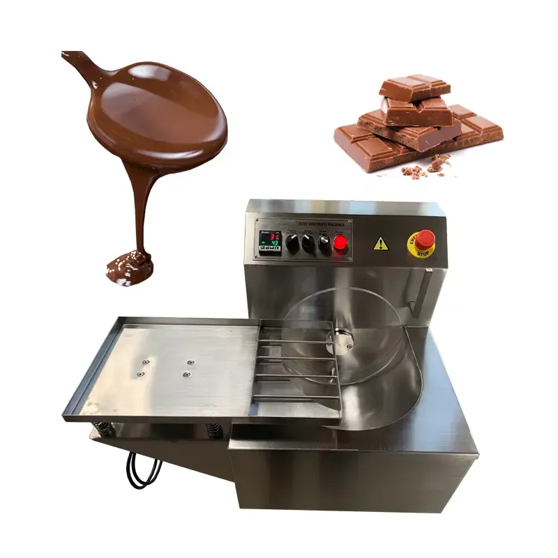 Máquina de horno de Chocolate de alta calidad, máquina de templado pequeña, olla eléctrica para derretir Chocolate, máquina para hacer barras de Chocolate