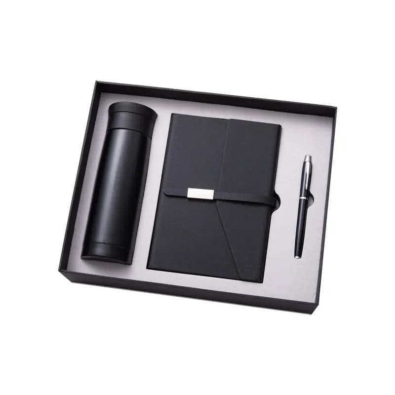 Werbeartikel Ideen Notebook Set Geschenk Corporate Business benutzer definierte Hot Sale Vakuum becher Stift Business Souvenir Geschenkset