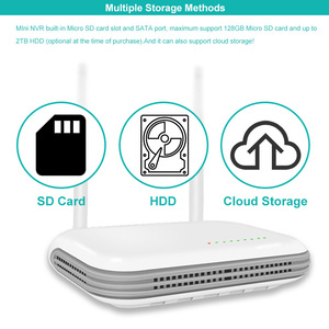 2CH 4CH Mini NVR Kit 3MP WIFI CCTV System Monitor CCTV Wireless Camera Set sistema di sicurezza Kit CCTV WIFI impermeabile a 4 canali - Product Image 3