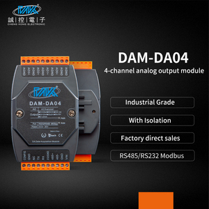 DAM-DA04 4チャンネルModbus RTUアナログ出力モジュール12ビットアナログ出力モジュール4-20ma ~ 485 Modbus RTU DACアナログ出力 (IO) - Product Image 2