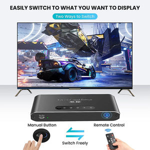 <strong>hdmi</strong> 2.1 5 in 1 Out <strong>Switch</strong> with 5 Walt Adopter 4k <strong>hdmi</strong> Splitter Cable Multi <strong>Switch</strong> Switcher Hub <strong>hdmi</strong> <strong>Switch</strong> Splitter 5 in 1