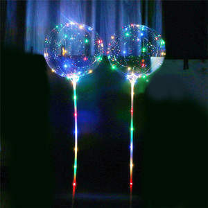 Yüksek parlak strobe dize şenlikli doğum günü partisi süslemeleri renk değiştiren led bobo balon ışığı - Product Image 4