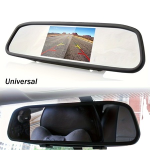 Rear View 4.3 inch <strong>LCD</strong> <strong>Display</strong> Screen Mirror Monitor Car Reversing Parking <strong>Reverse</strong> Backup Camera Kit Mirror - Product Image 2