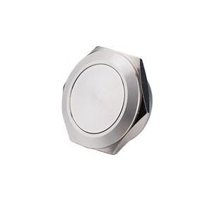 Nuovo tipo 25mm stile Ultra corto interruttore a pulsante a 2 poli uscita porta interruttore di ripristino a pulsante a rilascio di pressione - Product Image 1