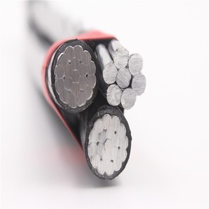 2 * 6AWG + 1 * 6AWG triplex bükülmüş servis kablosu triplex hizmeti damla hava paket iletken abc - Product Image 2