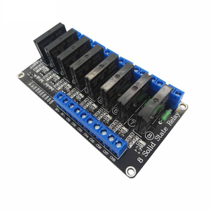 8-Channel Solid State Relay G3mb-202P for R3 DIY Kit DC-AC PCB SSR 5VDC out 240V AC 2A for R3 <strong>Projects</strong>