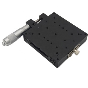 SEMX40-AS XEG 40 X Axis 40x40mm Precision <strong>Linear</strong> <strong>Guide</strong> <strong>Sliding</strong> Track Micrometer Manual Fine-tuning Cross Roller <strong>Linear</strong> Stage - Product Image 4
