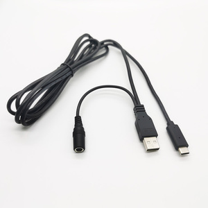 ที่ชาร์จแบบกำหนดเองซีรีย์พาวเวอร์แยกชายประเภทต่อ DC 1ถึง2 USB A ตัวแยกสาย USB - Product Image 6