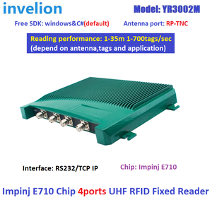 Invelion Impinj E710 lettore RFID UHF 4 porte TCP IP per più tag inventario sistemi di controllo accessi RFID - Product Image 4
