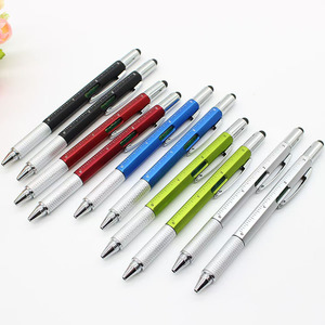 旋转式手机触屏笔光滑金属圆珠笔多功能签字笔 - Product Image 2
