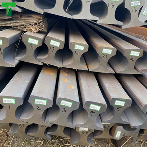 En kaliteli raylar hurda R50 R65 demiryolu parça Metal demiryolu