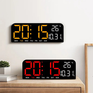 Цифровые настольные часы с 2-мя аналоговыми часами - Product Image 2