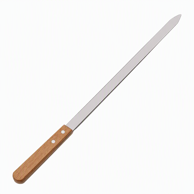 1,8 cm de large, 2 mm d'épaisseur, 60 cm de long