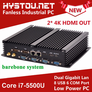 Computer industriale senza ventole HYSTOU unità di sistema Desktop I7 Computadoras integrati con montaggio a parete Mimi - Product Image 4