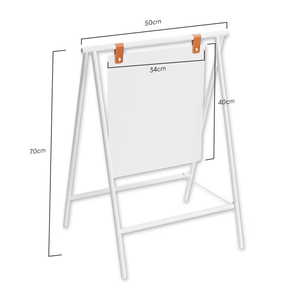 Có thể gập lại UV in kim loại một khung dấu hiệu đứng ngoài trời hai mặt bảng hiển thị cho quán cà phê cửa hàng nhà hàng - Product Image 6