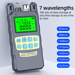 Vxian ऑल-इन-वन ऑप्टिकल फाइबर केबल टेस्टर 1mw/10mw ऑप्टिकल पावर मीटर-70 + 10dbm दृश्य दोष लोकेटर ग्रे एससी/एफटीसी - Product Image 3