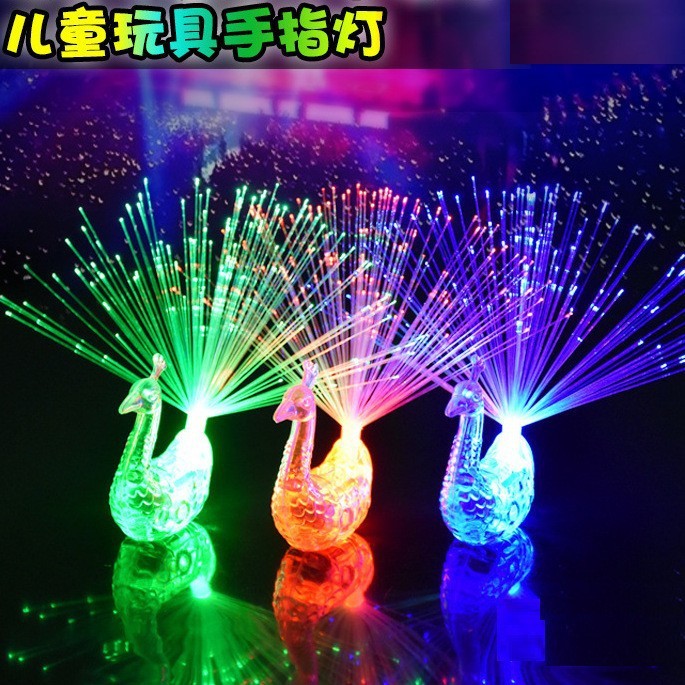 Peacock fiber ring-mixed color-single price
