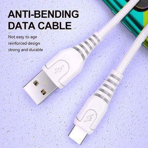 Yüksek kalite OEM ODM yüksek hızlı 2.0 bir USB C veri kablosu naylon tip c kablo hızlı şarj usb c kablo telefon için - Product Image 4