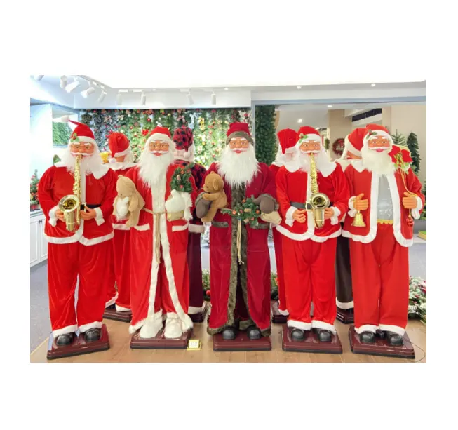 Papá Noel de 6 pies, Papá Noel, baile eléctrico, regalo de Navidad, ornamento de Navidad, decoración de Navidad
