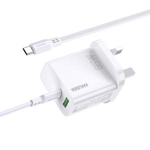 KAKU/KAKUSIGA yeni varış 99% dijital cihazlar ile uyumlu küçük PD65W çift bağlantı hızlı şarj (1C1A) şarj seti - Product Image 4