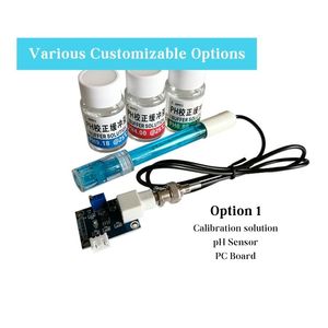 Durable pH <strong>Sensor</strong> Module For <strong>Arduino</strong> 51 STM32 BNC Connector Analog Signal Output Port Various Kits Option Available