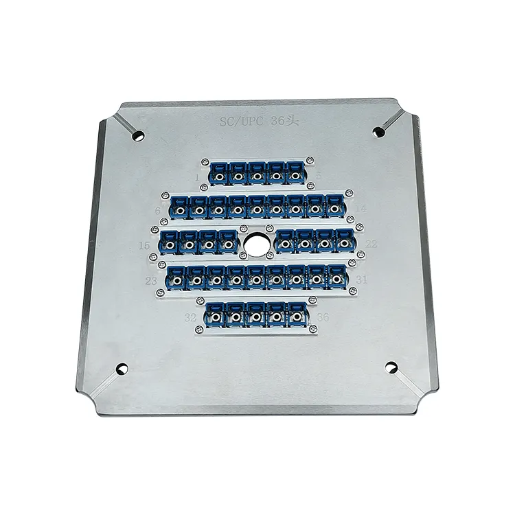광섬유 SC PC 36 포트 커넥터 광섬유 연마 장비 고정 장치 지그 패치 코드 생산