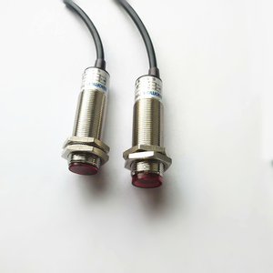 Sensor fotoeléctrico láser M12, cilindro a través del haz de luz, larga distancia de detección, rango de 20m, interruptor de Sensor de 3 cables CC, módulo PNP NPN - Product Image 2