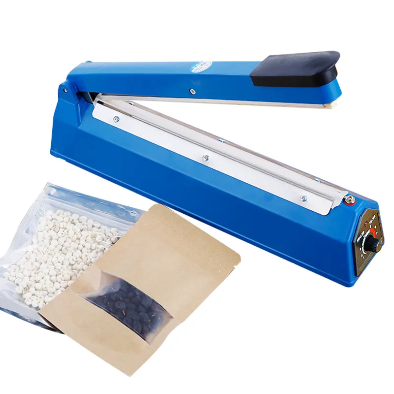 Mode 200mm Plastic film Bag Kraft Portable Heat Hand Impulse Sealer paper bag Sealing Machine