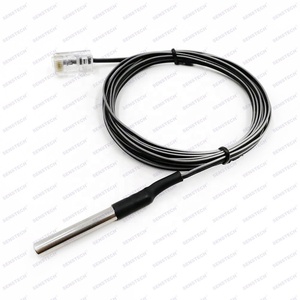Conector RJ11 to-92 ZigBee impermeable DS18B20 Sonda de sensor de temperatura para HVAC - Product Image 5