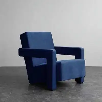 Silla de terciopelo moderna para sala de estar, sillón italiano de lujo clásico, color morado