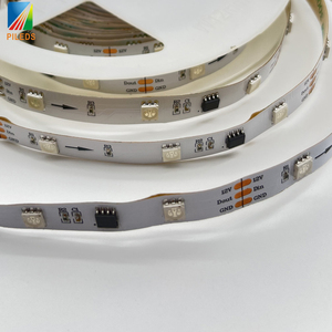 WS2811 UCS1903 programlanabilir RGB adresli LED şerit 5m esnek piksel ışık ETL sertifikası ile 12V DC güç kaynağı - Product Image 6